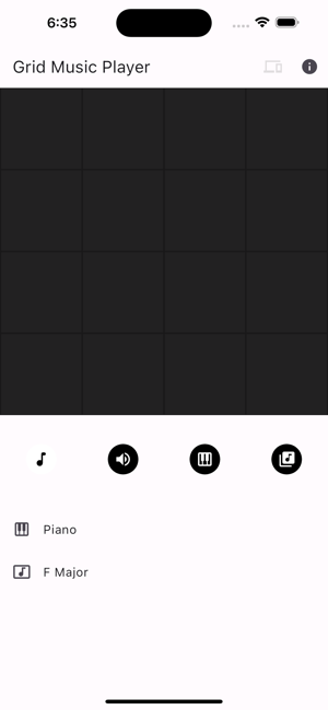 ‎Grid Music Player Screenshot