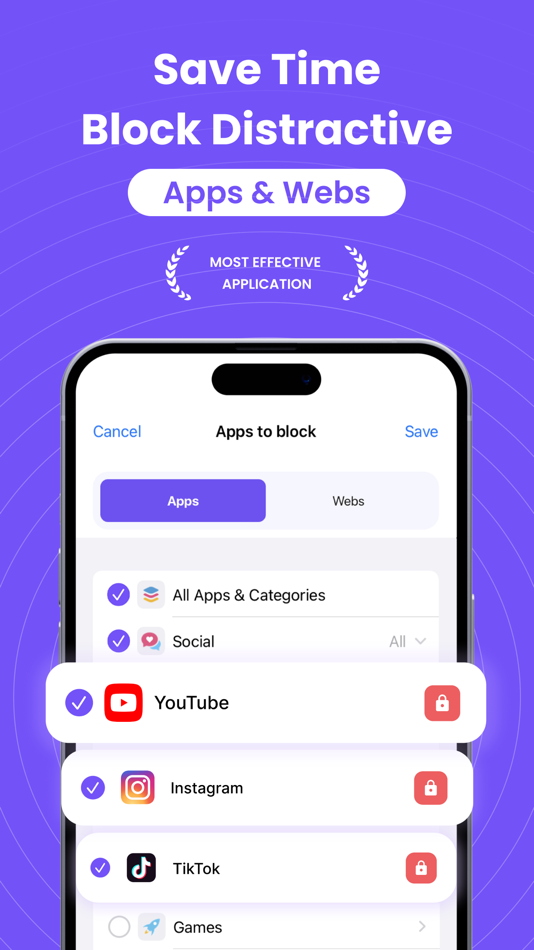 #1. Screen Time Limit: App Blocker (iOS) بواسطة: Salix Labs LLC