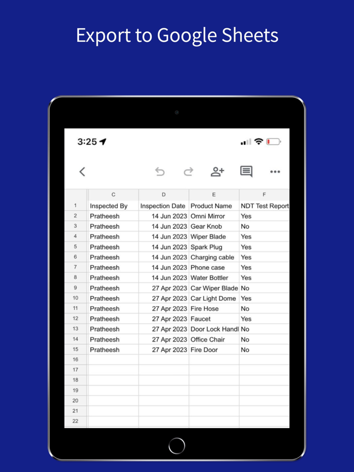 Google Sheets and MS Excel Forms