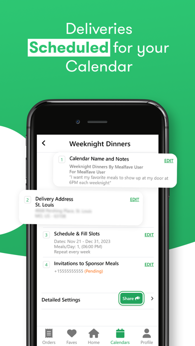 MealFave: Food Delivery & Plan Screenshot