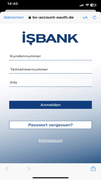 Isbank Screenshot