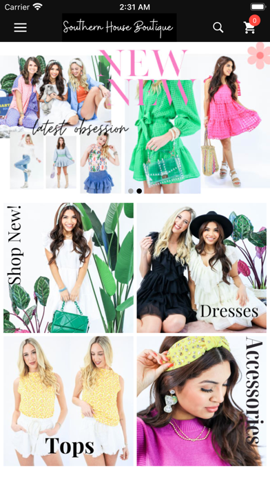 Southern House Clothing Screenshot