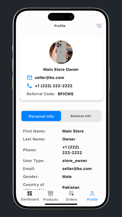 BStore Seller Screenshot