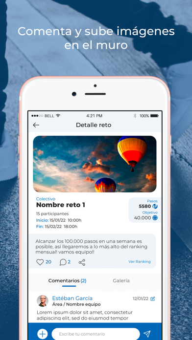 Steppers app Screenshot