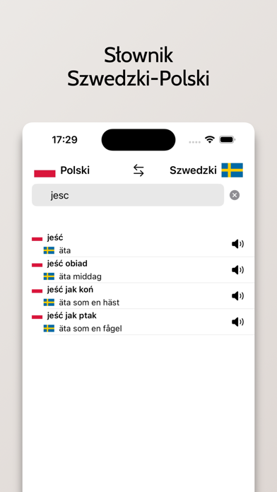 Słownik Szwedzki-Polski Screenshot