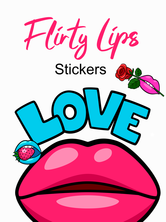 Screenshot #4 pour Flirty Lips Sticker