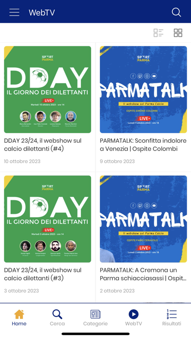 SportParma Screenshot