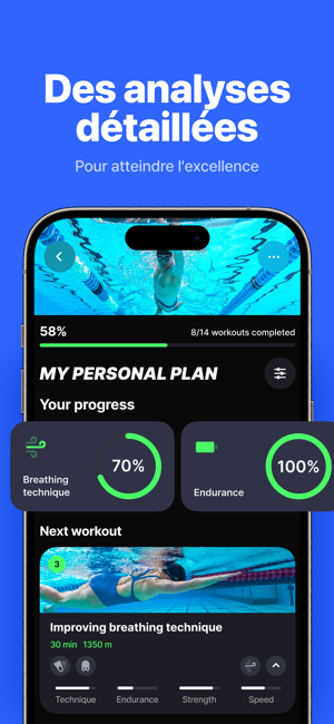 ‎SwimUp: App de natation Capture d'écran