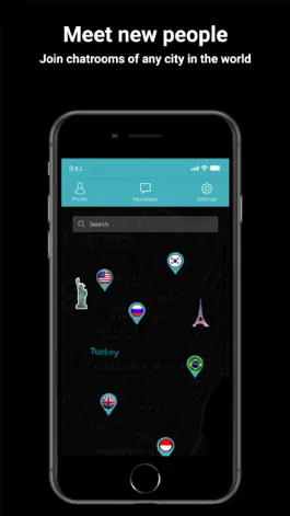Game screenshot Hubs: Chatrooms on the map mod apk
