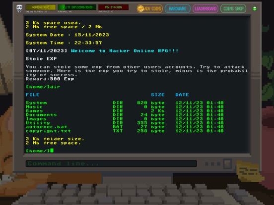 Screenshot #6 pour Hacker Online RPG
