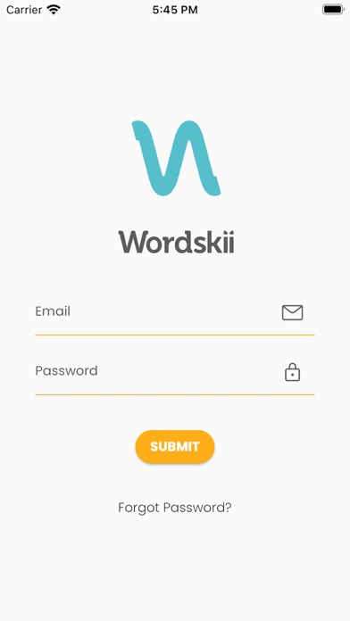 Wordskii App Screenshot