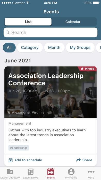 Oregon Mayors Association Screenshot