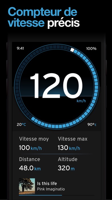 Screenshot #1 pour Compteur de Vitesse Odomètre +