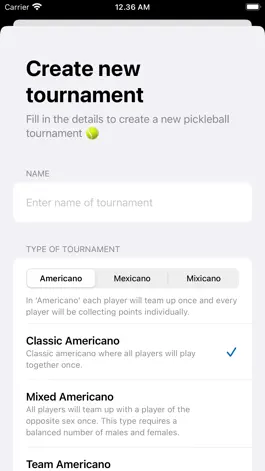 Game screenshot Pickleball Tournaments Creator apk