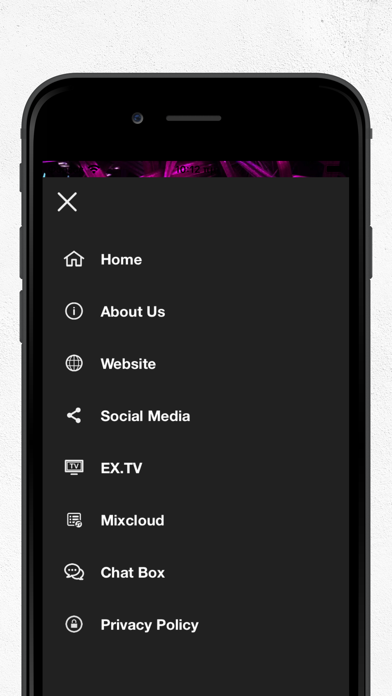 EXT Radio Screenshot