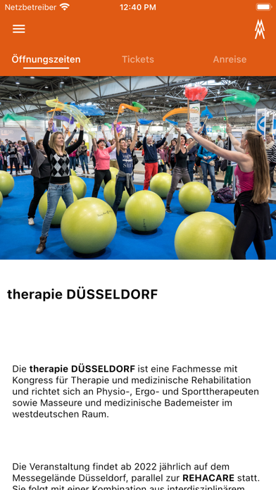 therapie DÜSSELDORF Screenshot