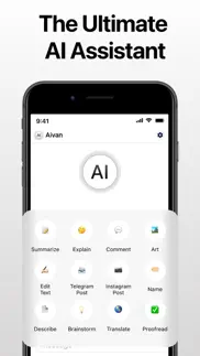 ai chat & essay writer - aivan iphone screenshot 1