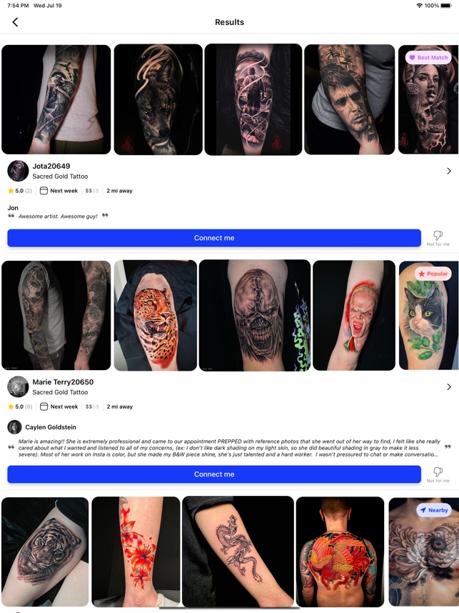 Top 3 Best Apps To Find A Tattoo Artist