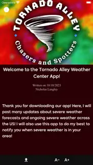tornado alley weather center iphone screenshot 3