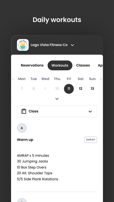 Lago Vista Fitness Co Screenshot