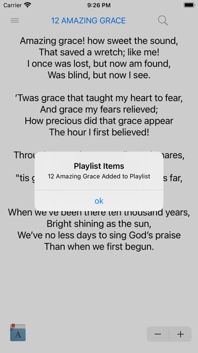 Church of Christ Hymns Screenshot