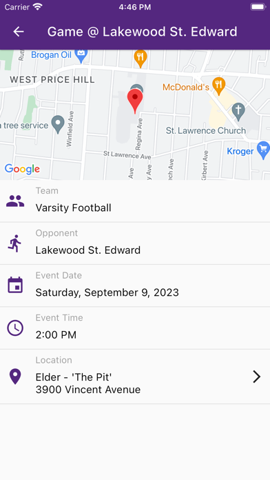 EHS Mobile Sports Screenshot