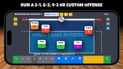 Screenshot #1 pour Volleyball Rotations