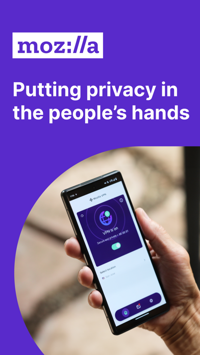 Mozilla VPN - Secure & Private Screenshot