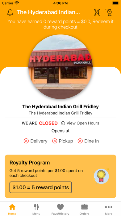 The Hyderabad Indian Grill Screenshot