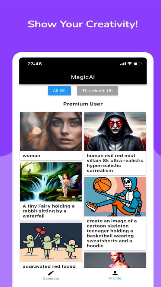 #1. MagicAI - AI Image Generator (iOS) 由: NEURALABZ LTD