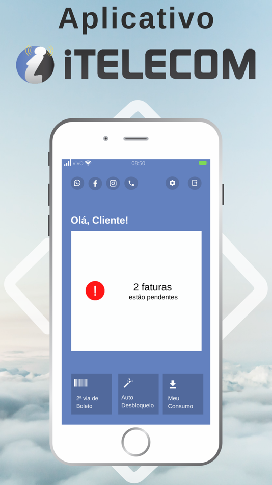 #1. iTELECOM (iOS) Podle: HubSoft