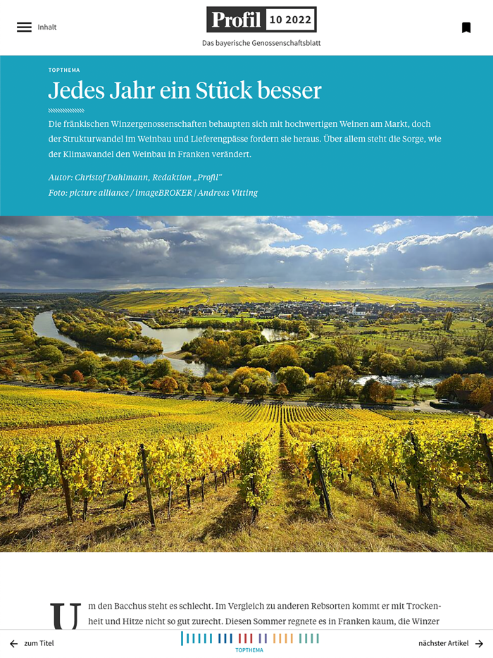 Profil – das GVB-Magazin