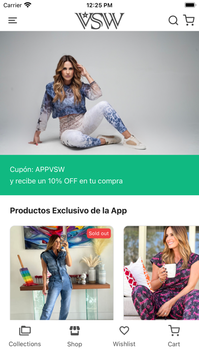 VSW Fashion Store Screenshot