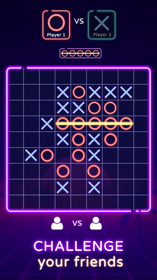 #4. Tic Tac Toe 2 player: XO (iOS) By: Kien Nguyen
