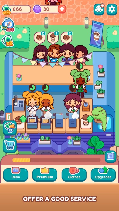 My Sweet Coffee Shop—Idle Game Screenshot