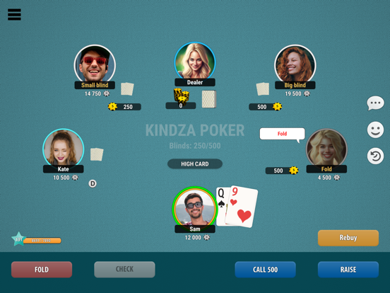 Kindza Poker - Texas Holdem