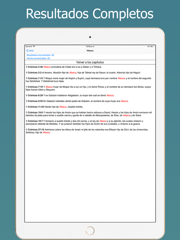 Screenshot #6 pour Concordancia Bíblica Sagrada