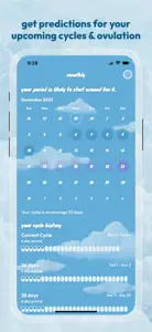 Monthly PRIVATE Period Tracker screenshot #2 for iPhone