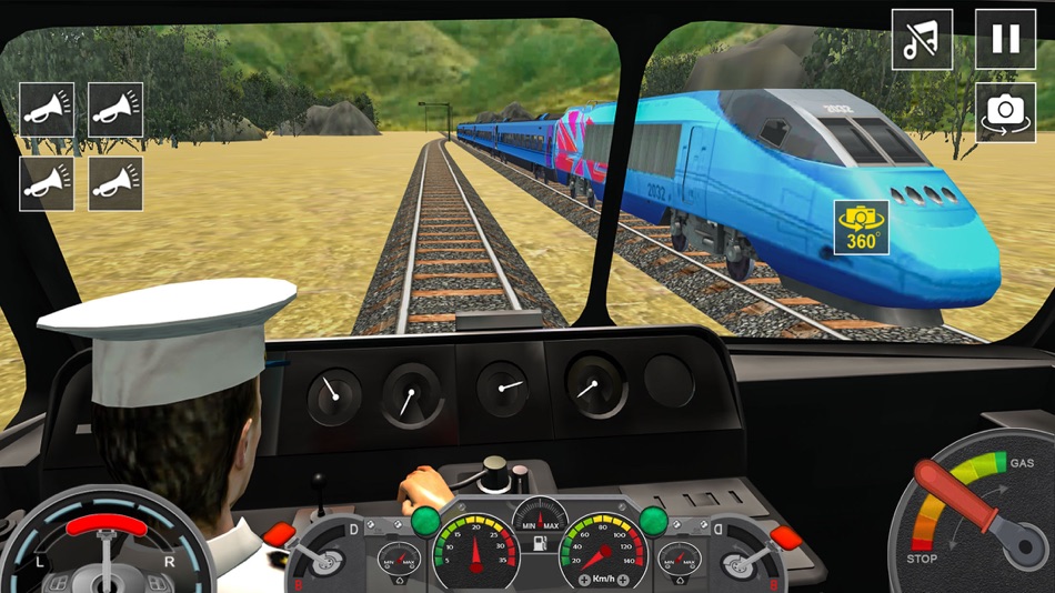 #4. Train Driving Simulator Games (iOS) 来自: Mohammad Arshad