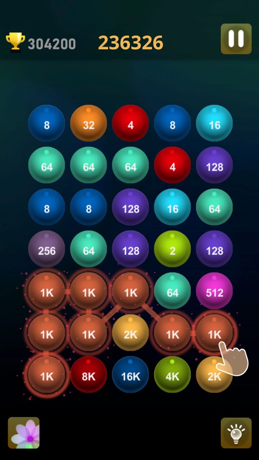 #2. 2248 puzzle - link block Tiles (iOS) 由: Shobha R