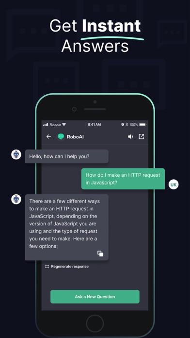 Chat & Ask with RoboAI Bot Screenshot