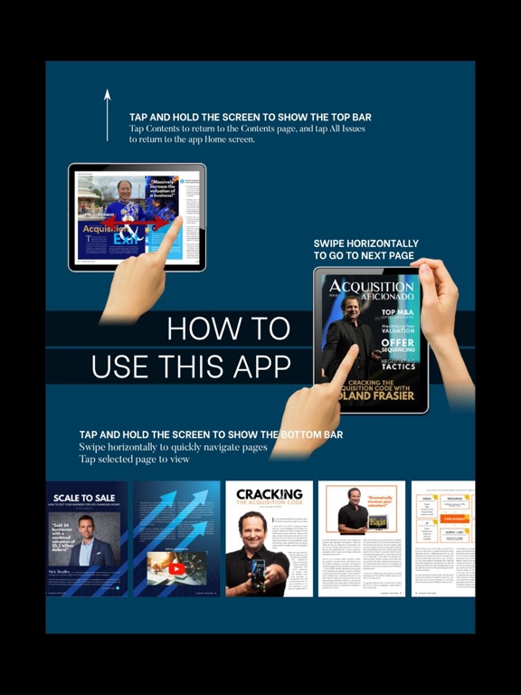 Acquisition Aficionado Mag iPad screenshot 2 - Magazines & Newspapers app