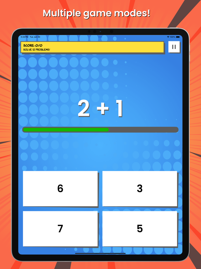 ‎POP Math Cards Screenshot