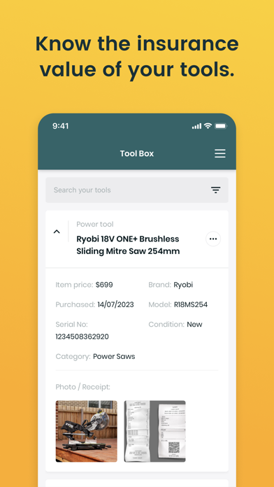 MyTool: Total Tool Management Screenshot