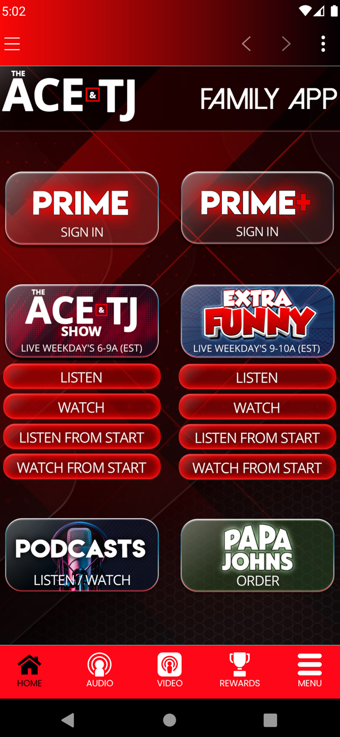 Ace and TJ Family App