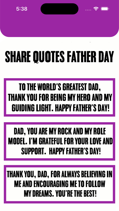 Father day card Screenshot
