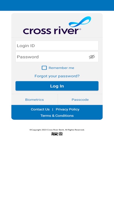 Cross River Mobile Banking Screenshot