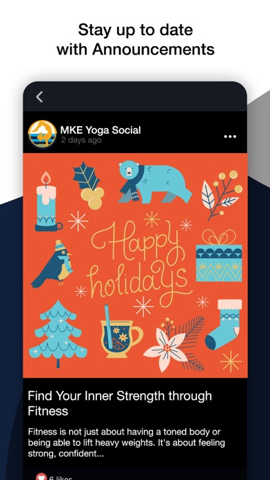 MKE Yoga Social Screenshot