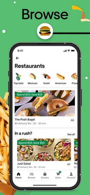 Uber Eats, Food Delivery and Takeout