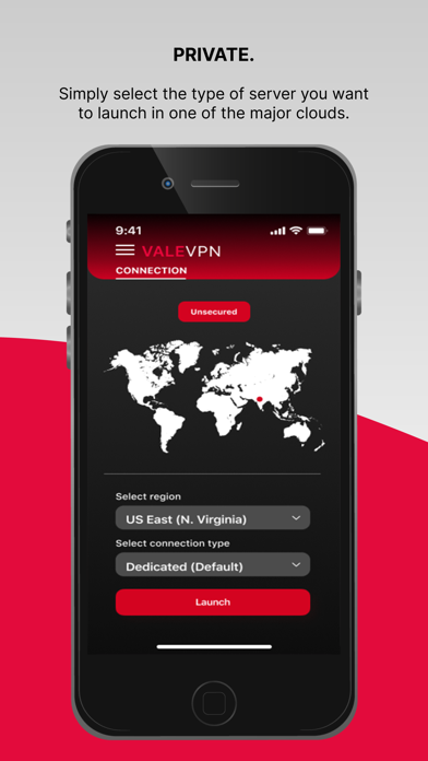 ValeVPN Dedicated VPN Security Screenshot